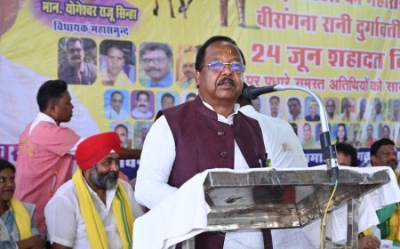 रानी दुर्गावती और वीर नारायण सिंह आदिवासी समाज के शौर्य के प्रतीक : रामविचार नेताम