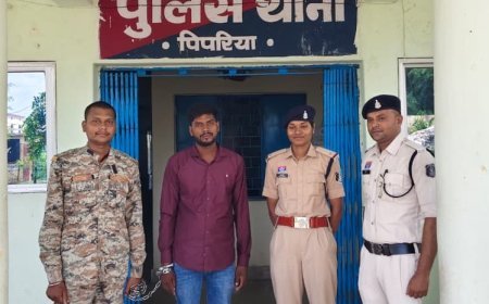 कबीरधाम पुलिस की बड़ी कार्रवाई, 5 किलो से अधिक गांजा के साथ आरोपी गिरफ्तार