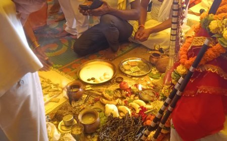 भांठागांव बी में 40 साल बाद निकली 'अन्य कुवांरी', देव शुद्धिकरण अनुष्ठान में उमड़ी आस्था
