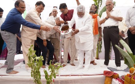 नवा रायपुर टेक्सटाइल पार्क में पहली यूनिट का भूमिपूजन, 235 करोड़ के निवेश से 4650 लोगों को मिलेगा रोजगार