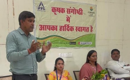 आईटीसी चौपाल सागर में किसान संगोष्ठी, गौ-आधारित जैविक खेती पर दिया गया व्यावहारिक प्रशिक्षण