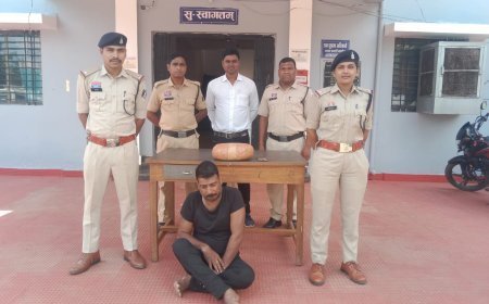 बालोद पुलिस की बड़ी कार्रवाई: घर से 2.010 किलो गांजा जब्त, आरोपी गिरफ्तार