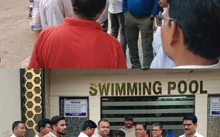 किरंदुल में एनएमडीसी स्विमिंग पूल पर विवाद, नगर पालिका उपाध्यक्ष ने अनुमति और भेदभाव के आरोप उठाए