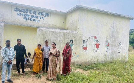 बछरूडूबा आंगनबाड़ी भवन मुक्त, बच्चों और माताओं को फिर मिलने लगीं सेवाएं