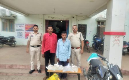 चकरभाठा पुलिस की कार्रवाई, 22 लीटर महुआ शराब के साथ दो आरोपी गिरफ्तार