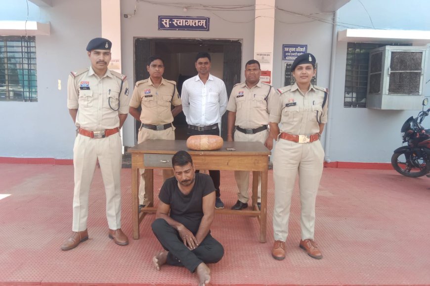 बालोद पुलिस की बड़ी कार्रवाई: घर से 2.010 किलो गांजा जब्त, आरोपी गिरफ्तार