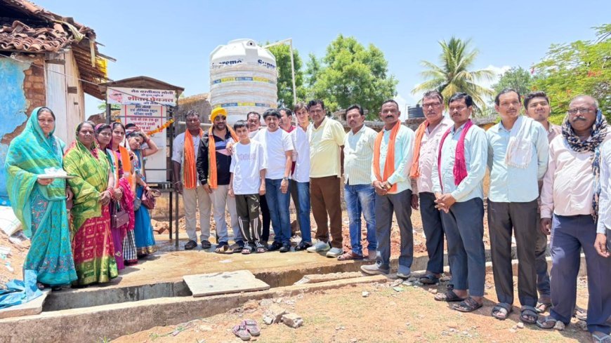 17वें जन्मदिन पर मुकुंद सोनी ने पेश की मिसाल, मुक्तिधाम और मंडी परिसर को भेंट किए वाटर कूलर
