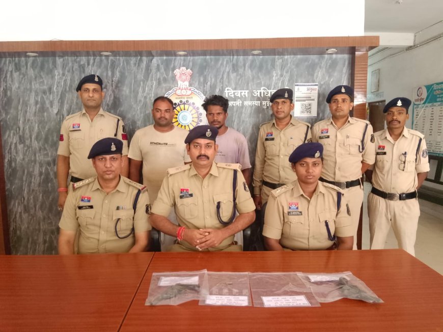 समझाने पहुंचे रिश्तेदारों पर फायरिंग, देशी रिवॉल्वर और कट्टे के साथ दो आरोपी गिरफ्तार