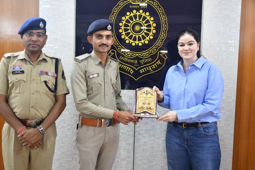 ‘एक भारत-श्रेष्ठ भारत’ कार्यक्रम के तहत गुजरात पुलिस का राजनांदगांव रेंज भ्रमण संपन्न