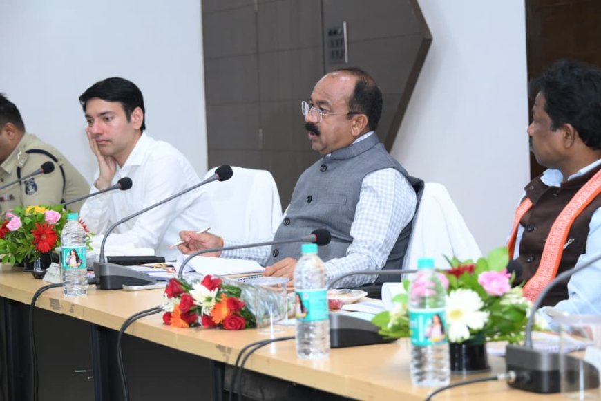 उप मुख्यमंत्री अरुण साव ने स्वच्छता दीदियों के स्वास्थ्य परीक्षण और जल जीवन मिशन पर दिए अहम निर्देश