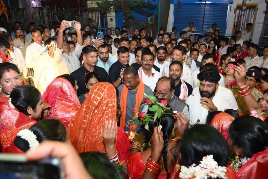 किरंदुल में कर्मा महोत्सव में शामिल हुए अरुण साव, भव्य तैलीय सदन का किया लोकार्पण