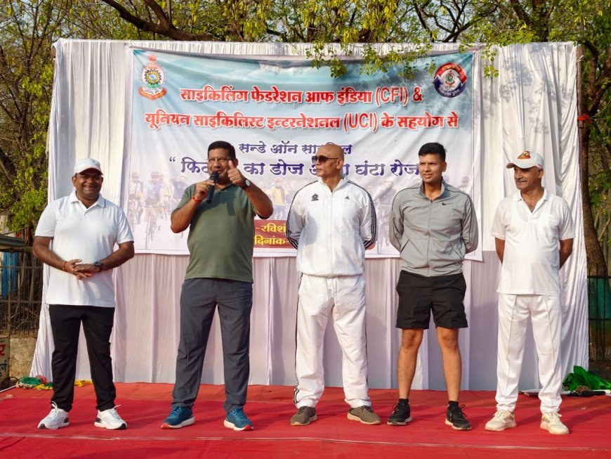 दुर्ग पुलिस की ‘संडे ऑन साइकिल’ रैली, फिटनेस और पर्यावरण संरक्षण का दिया संदेश