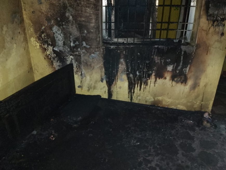 गैस सिलेंडर लीकेज से बड़ा हादसा, महिला पुलिसकर्मी और गैस एजेंसी कर्मचारी गंभीर रूप से झुलसे
