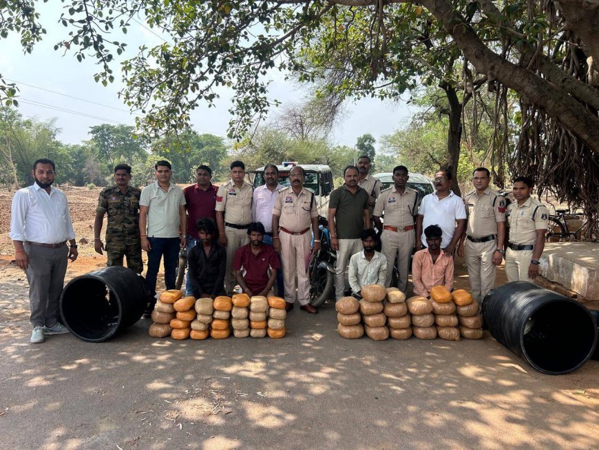 बालोद में 72 किलो से अधिक गांजा जब्त, डौण्डीलोहारा पुलिस ने 5 तस्करों को दबोचा