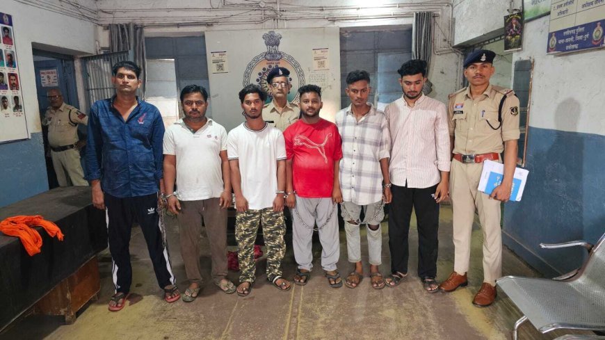 भिलाई में हत्या के प्रयास मामले का खुलासा, छावनी पुलिस ने 6 आरोपी और 2 अपचारी बालकों को पकड़ा
