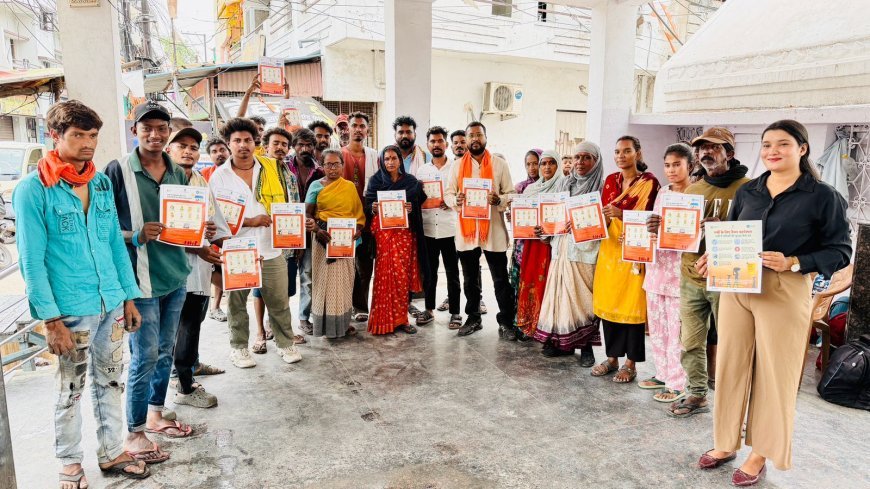 गुरु गोविंद सिंह वार्ड में सफाई मित्रों के लिए लू से बचाव जागरूकता अभियान आयोजित