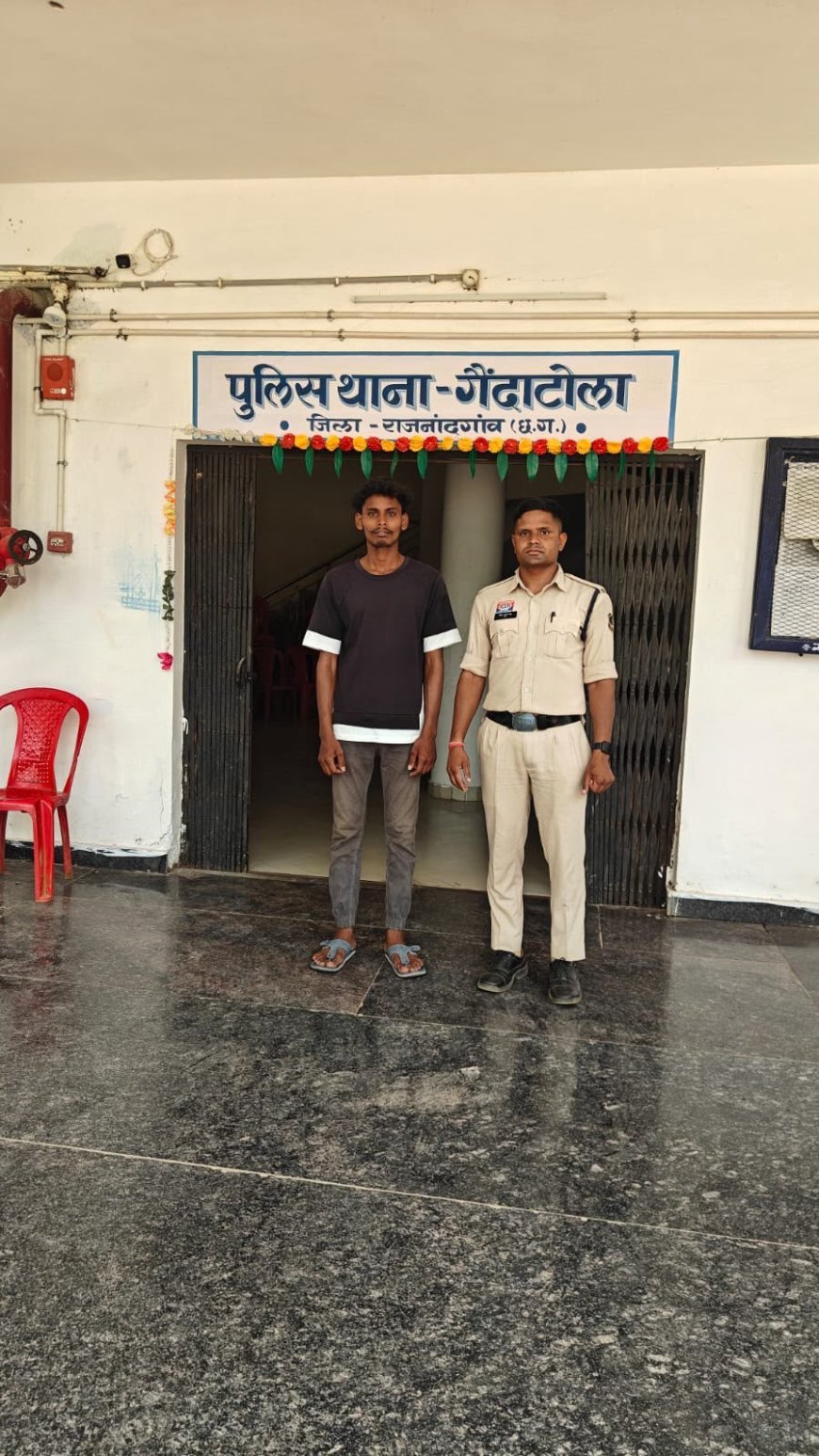 शांति भंग करने के आरोप में युवक गिरफ्तार, गैंदाटोला पुलिस ने की कार्रवाई