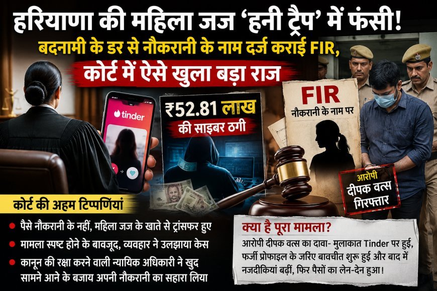 दिल्ली साइबर ठगी और हनी ट्रैप केस में बड़ा खुलासा, महिला जज पर गंभीर आरोप