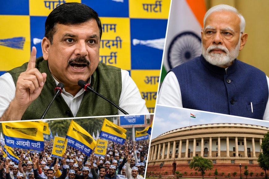 संजय सिंह का PM मोदी पर तीखा हमला, बोले- “शर्म प्रूफ हो गए हैं प्रधानमंत्री”
