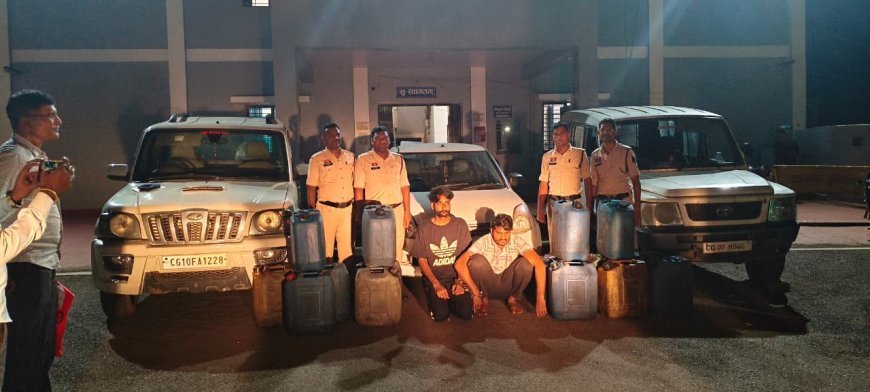 अंतर्राज्यीय डीजल चोरी गिरोह का भंडाफोड़, 5.51 लाख का सामान जब्त, दो आरोपी गिरफ्तार