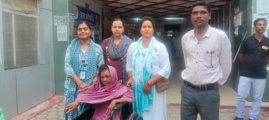 गंभीर रूप से घायल असहाय महिला को मिला समय पर उपचार, जिला विधिक सेवा प्राधिकरण की मानवीय पहल बनी मिसाल