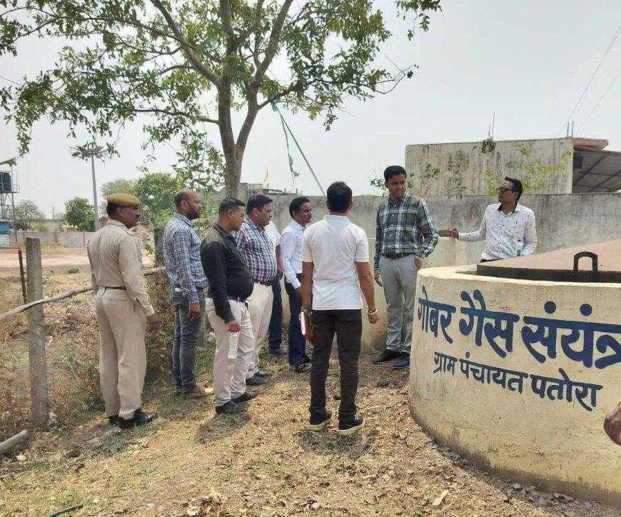 दुर्ग में बायोगैस संयंत्रों एवं फिकल स्लज ट्रीटमेंट प्लांट का निरीक्षण, स्वच्छ भारत मिशन के कार्यों की समीक्षा