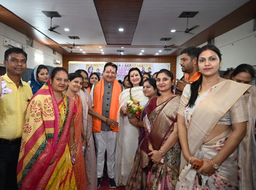 बसना में भाजपा महिला मोर्चा का जिला स्तरीय सम्मेलन संपन्न, महिला सशक्तिकरण और विकसित भारत पर जोर