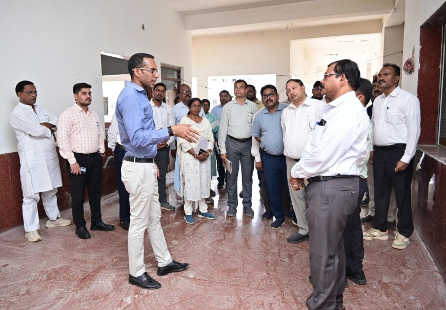 निर्माणाधीन कंपोजिट बिल्डिंग का निरीक्षण, अगस्त तक कार्य पूर्ण करने के निर्देश