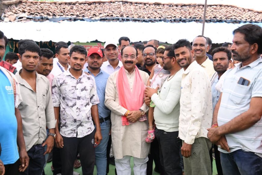 जनचौपाल में अरुण साव ने ग्रामीणों से किया संवाद, विकास कार्यों का प्रस्तुत किया रिपोर्ट कार्ड