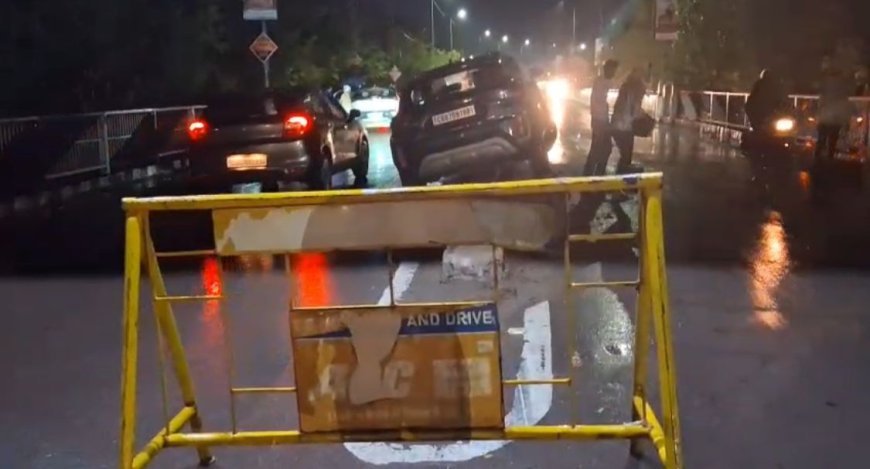 आंधी-तूफान में भी डटी रही दुर्ग ट्रैफिक पुलिस, घंटों की मशक्कत से खोले जाम मार्ग