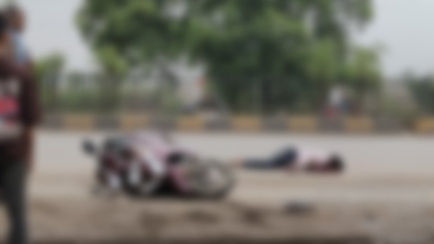 धनेली में सड़क हादसा, रॉन्ग साइड से जा रहे युवक की वाहन से टक्कर