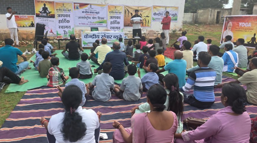 अंतर्राष्ट्रीय योग दिवस पर ग्राम सखौली में जन जागरूकता कार्यक्रम, योगासन और प्रतियोगिताओं से ग्रामीणों को किया गया प्रेरित