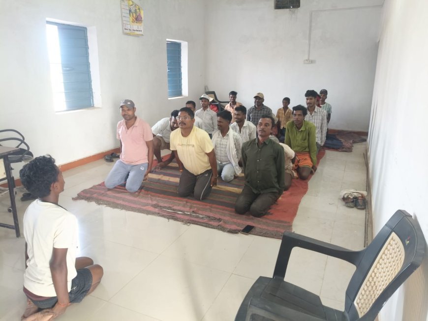 ग्राम पंचायत मटिहनी में उत्साहपूर्वक मनाया गया अंतरराष्ट्रीय योग दिवस