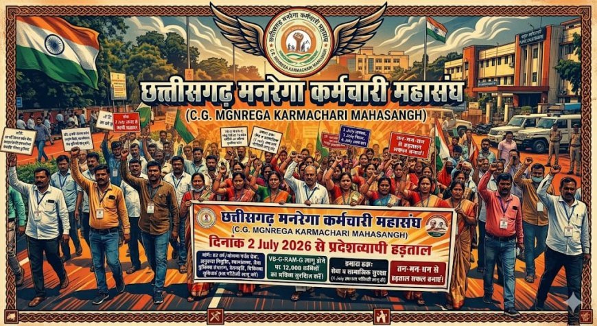 HR पॉलिसी लागू नहीं हुई तो 2 जुलाई से हड़ताल पर जाएंगे मनरेगा कर्मचारी