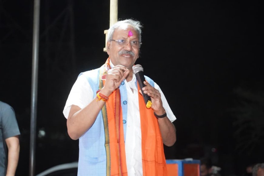 सिमगा में सांसद बृजमोहन अग्रवाल ने किया विकास कार्यों का लोकार्पण, ग्रामीणों से किया सीधा संवाद