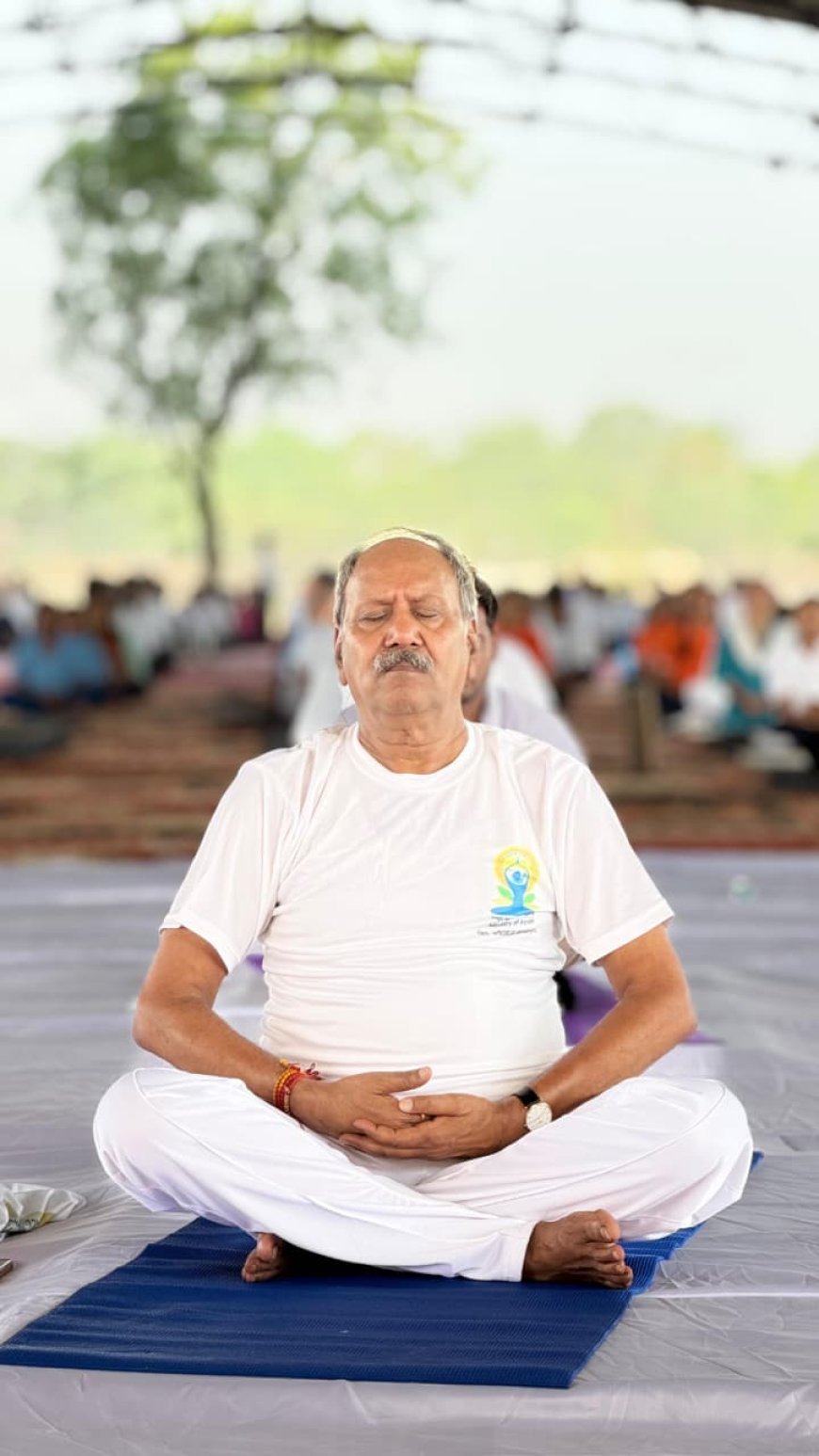 योग से मन, बुद्धि, शरीर और आत्मा का होता है संपूर्ण विकास : बृजमोहन अग्रवाल