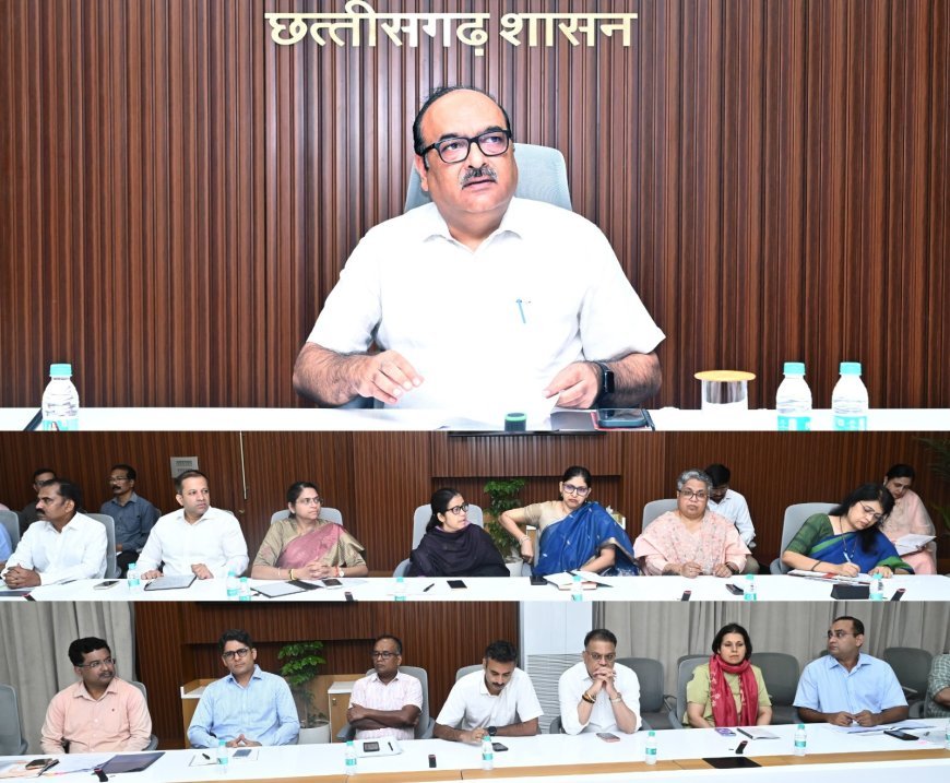 मुख्य सचिव विकासशील ने विभागीय योजनाओं की प्रगति की समीक्षा की, विधानसभा सत्र की तैयारियों के निर्देश