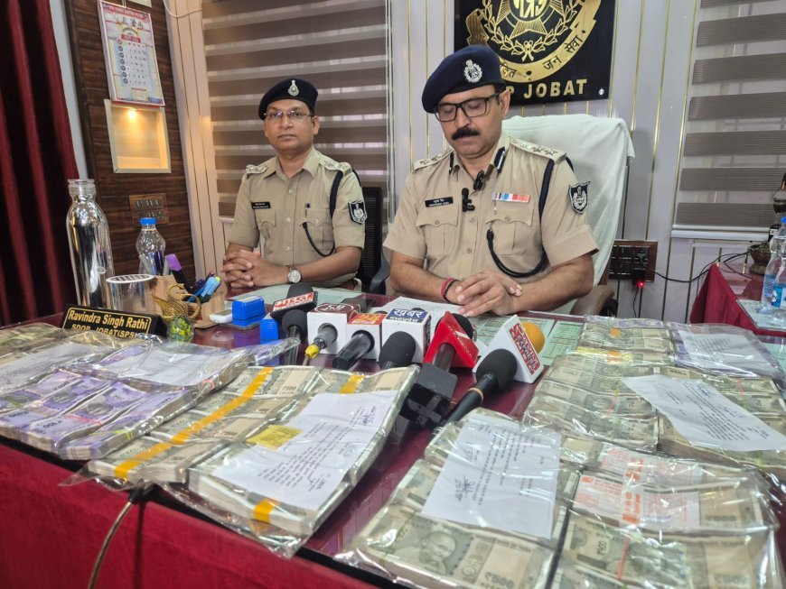जोबट पुलिस ने 72 घंटे में सुलझाई 19 लाख की चोरी, पारदी गैंग के तीन आरोपी गिरफ्तार