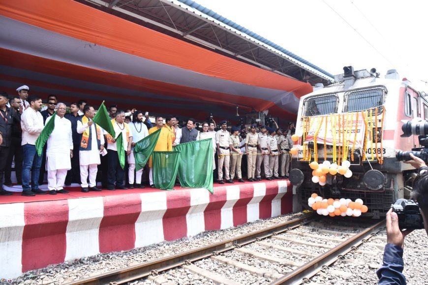 सोमनाथ स्वाभिमान सांस्कृतिक यात्रा को मिली हरी झंडी, रायपुर से 1000 से अधिक श्रद्धालु रवाना