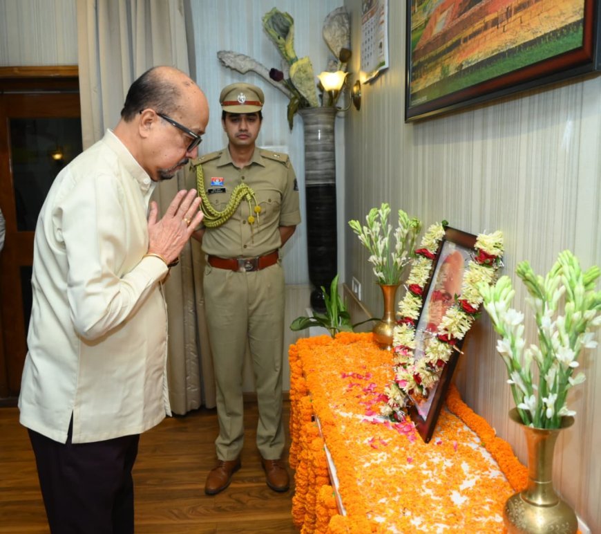 डॉ श्यामा प्रसाद मुखर्जी की पुण्यतिथि पर राज्यपाल ने दी श्रद्धांजलि
