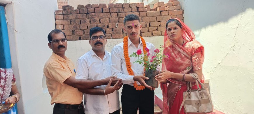 मेड़की के गजेन्द्र कुमार साहू का अग्निवीर में चयन, सिकंदराबाद में लेंगे सैन्य प्रशिक्षण