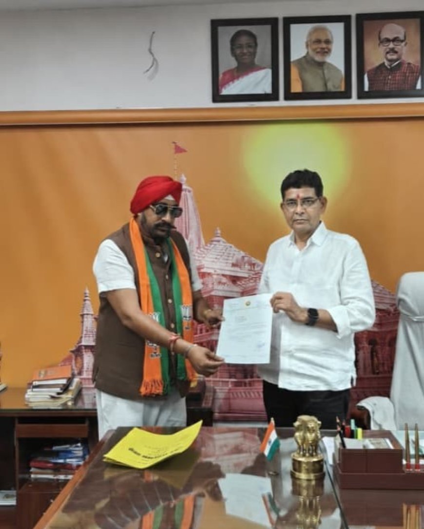 नगरी को नगर पालिका का दर्जा देने और फोरलेन निर्माण की मांग, प्रभारी मंत्री से मिले बलजीत छाबड़ा