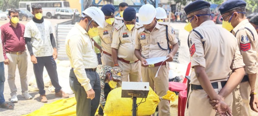 धमतरी पुलिस ने 388 किलो से अधिक मादक पदार्थों का किया नष्टीकरण, नशे के कारोबार पर कड़ा प्रहार