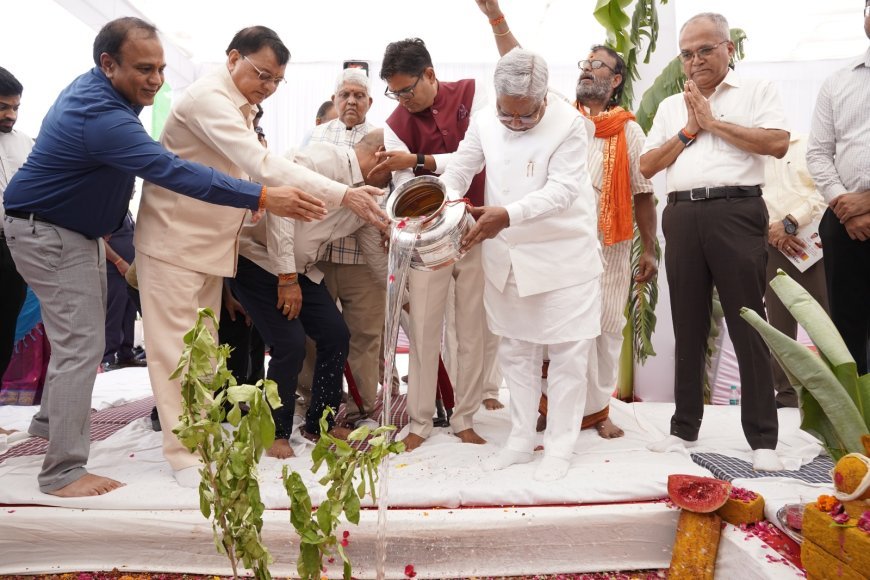 नवा रायपुर टेक्सटाइल पार्क में पहली यूनिट का भूमिपूजन, 235 करोड़ के निवेश से 4650 लोगों को मिलेगा रोजगार
