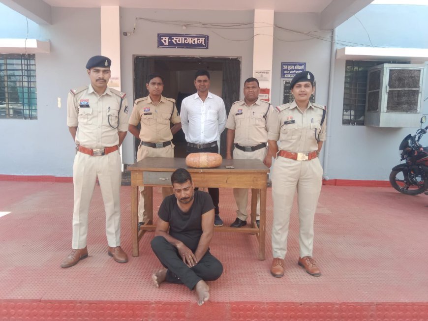 बालोद पुलिस की बड़ी कार्रवाई: घर से 2.010 किलो गांजा जब्त, आरोपी गिरफ्तार