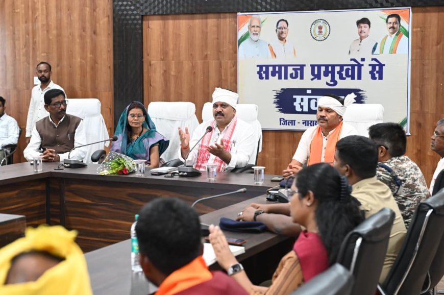 नक्सल मुक्त बस्तर के नव निर्माण में समाज निभाए अग्रणी भूमिका : विजय शर्मा