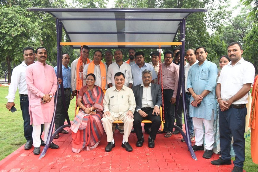 बालको के नवीनीकृत जुबली पार्क का लोकार्पण, क्षेत्रीय विकास में उद्योगों की भूमिका अहम: लखन लाल देवांगन