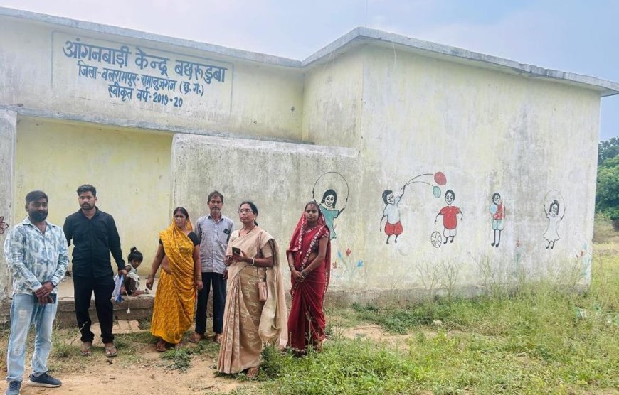 बछरूडूबा आंगनबाड़ी भवन मुक्त, बच्चों और माताओं को फिर मिलने लगीं सेवाएं
