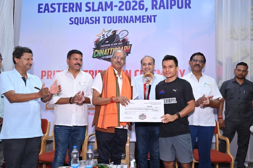 ईस्टर्न स्लैम छत्तीसगढ़ 2026 का समापन, देशभर के खिलाड़ियों ने दिखाया दम