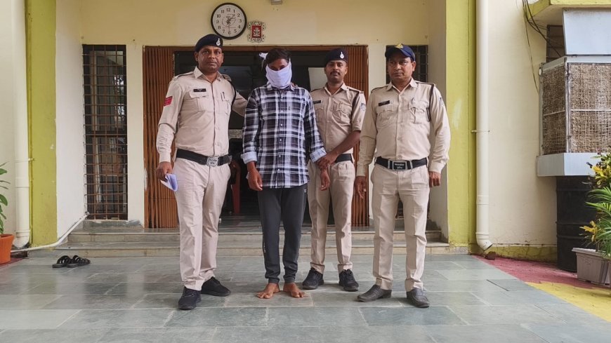 नेपानगर में 60 लीटर अवैध कच्ची शराब के साथ युवक गिरफ्तार, मोटरसाइकिल भी जब्त